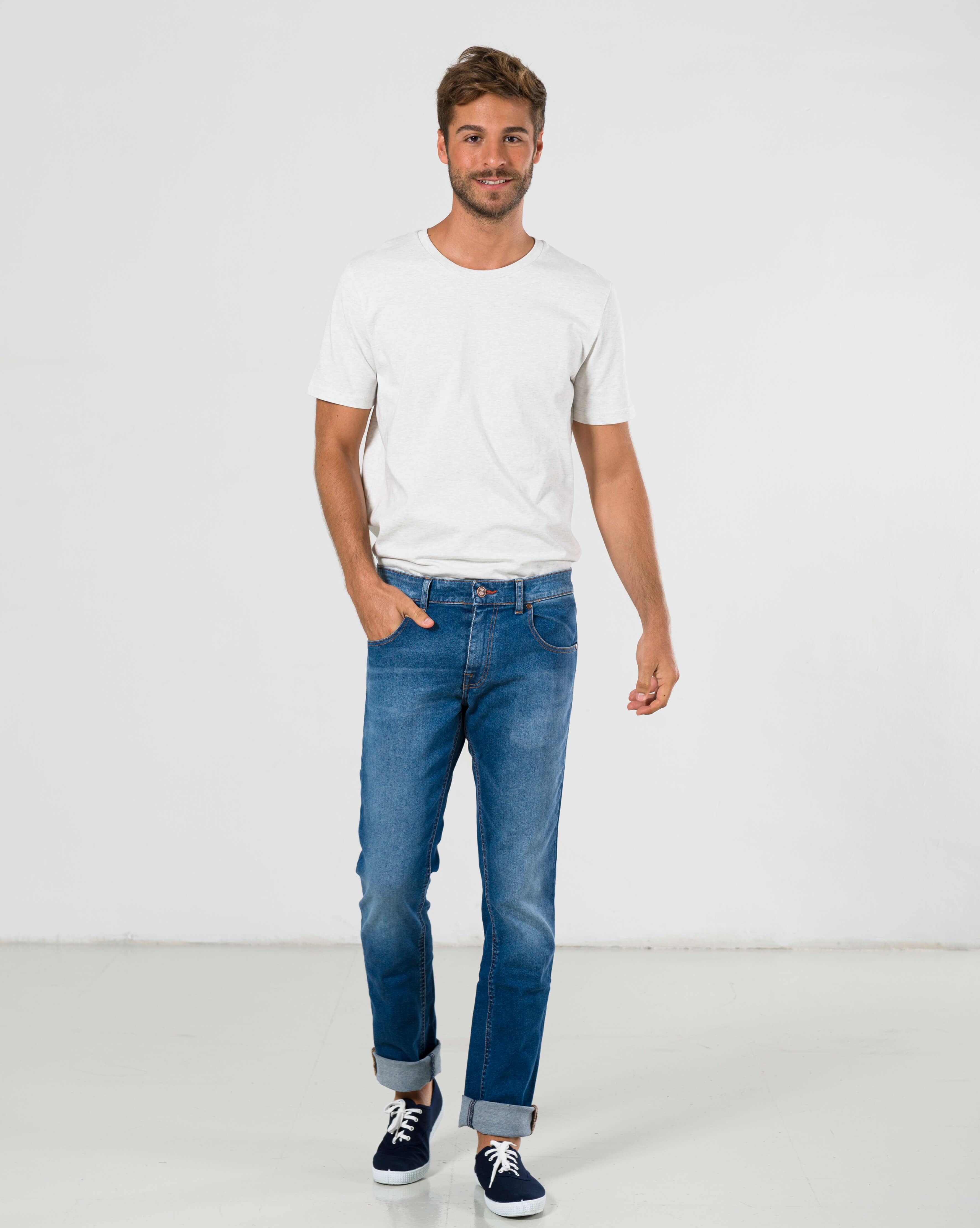 ARIZONA SCRATCH DENIM PANTS M