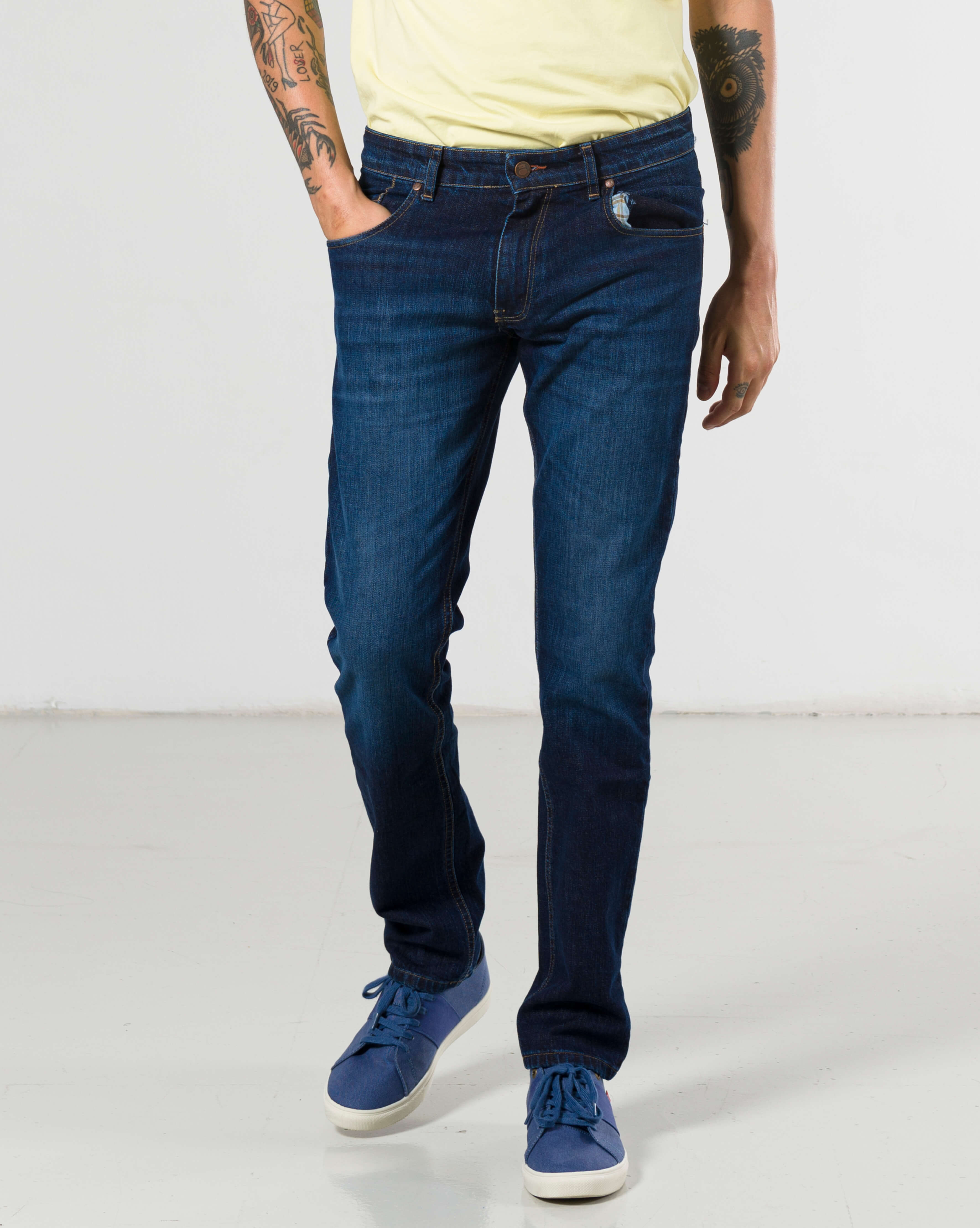 ARIZONA SCRATCH DENIM PANTS M